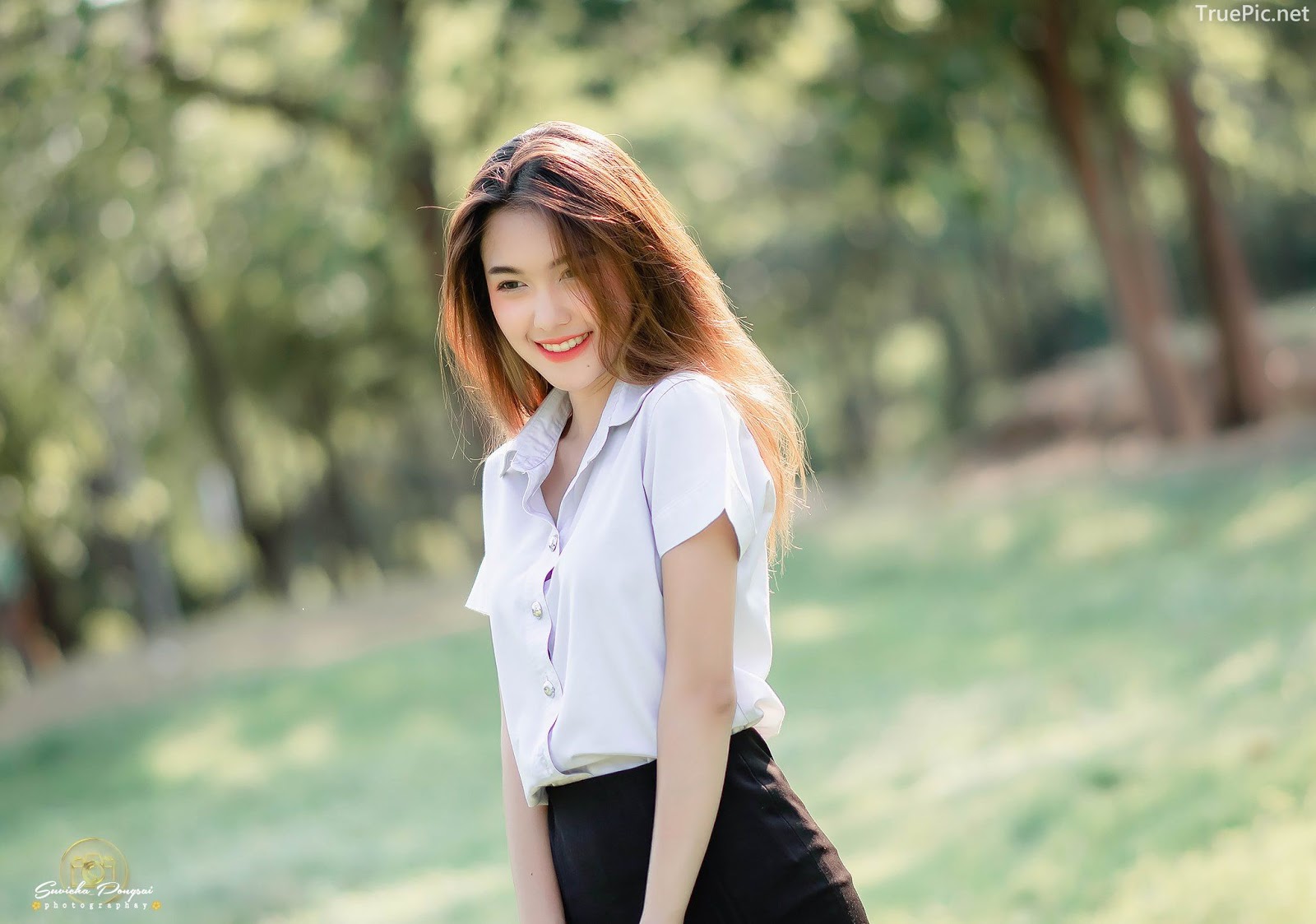 Cute Student With a Sweet Smile âšš Hot Girl Thailand Pitcha Srisattabuth.