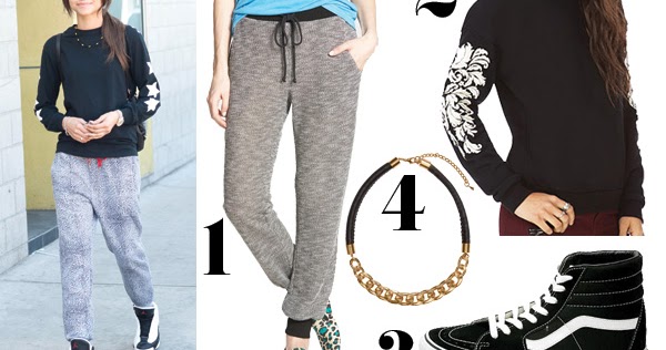 The latest thing in fashion: Stylish sweatpants?! 