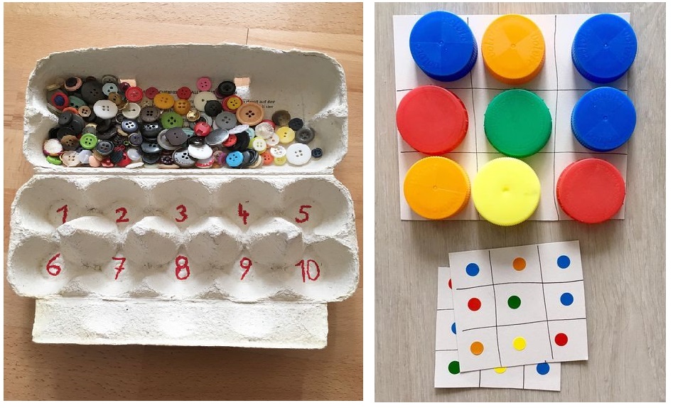 Cuña Y así en casa 10 Ideas para elaborar juegos educativos, usando materiales reciclados