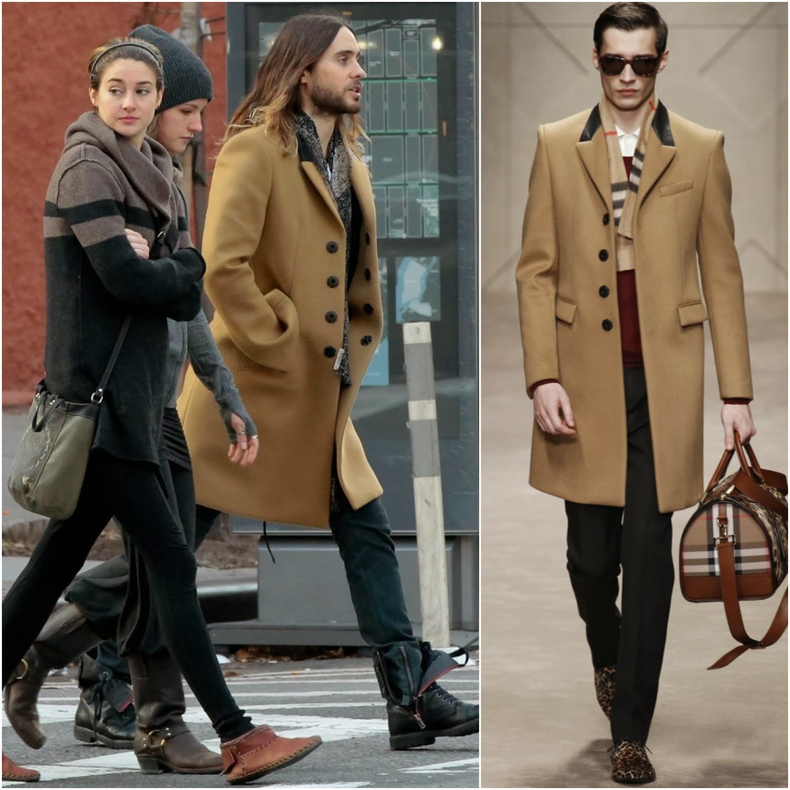 What's he wearing?: Jared Leto in Burberry - New York Street Style
