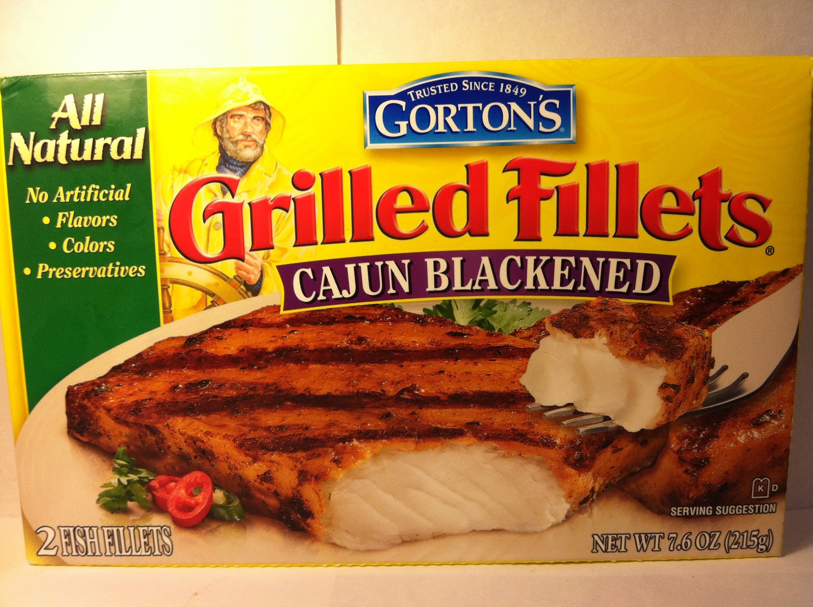 Crazy Food Dude Review Gorton's Cajun Blackened Grilled Fillets