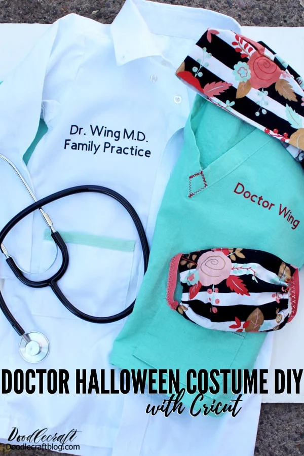 Doctor Halloween Costume with Cricut