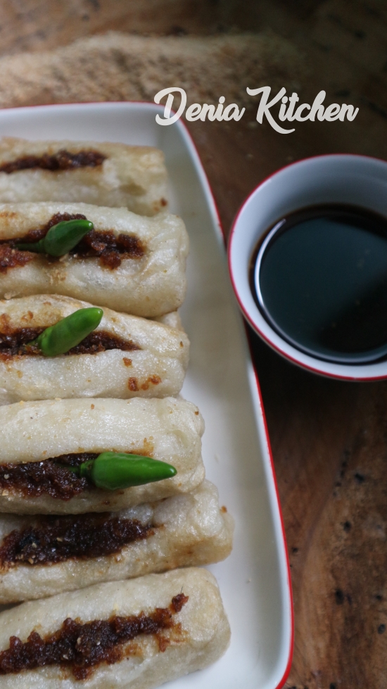 Pempek Dos Belah Pempek Tanpa Ikan Dengan Ebi Dan Kecap Denia Kitchen