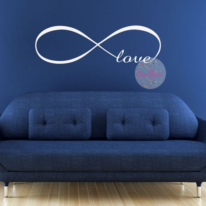 Vinilo Decorativo Infinito Amor Love W410 | CDM Vinilos Decorativos