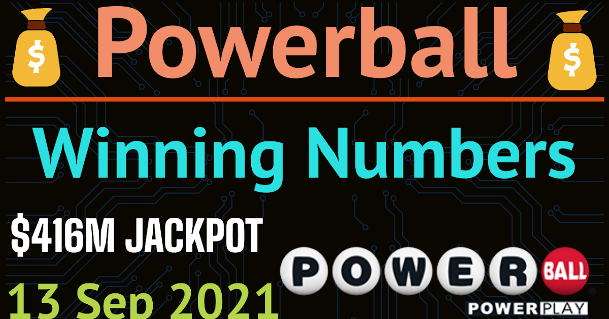 Powerball Powerball Winning Numbers 13 September 2025 for 416M Jackpot