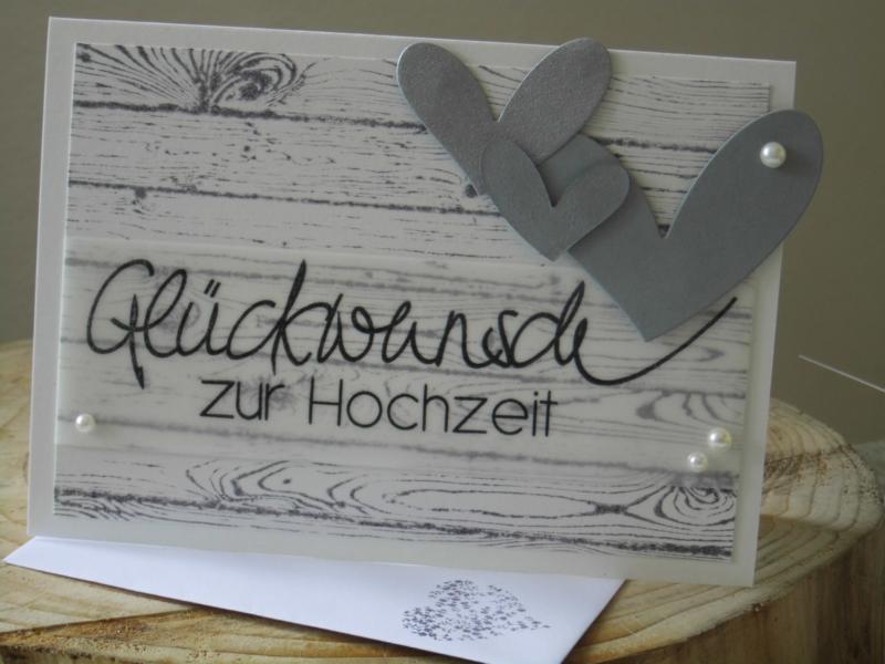 Kartenfenster Einladung zur Hochzeit / Glückwunsch zur Hochzeit