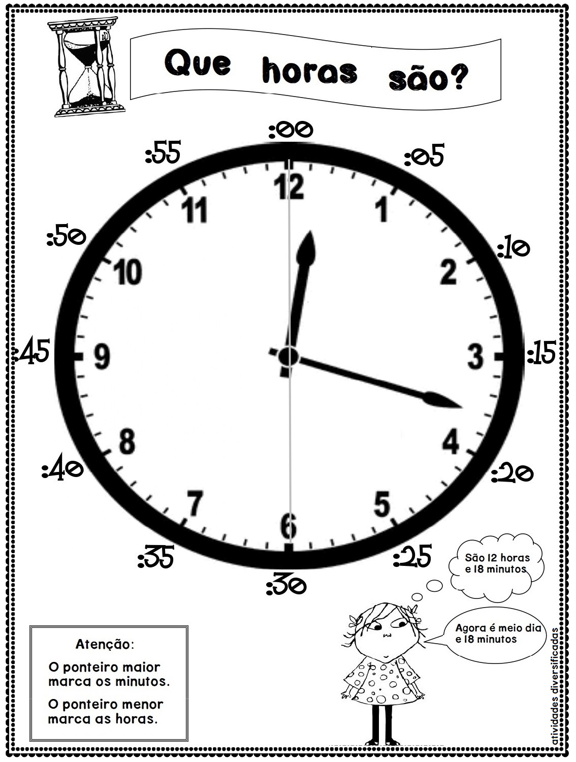 Atividade Digital: Somando horas e minutos - página 1