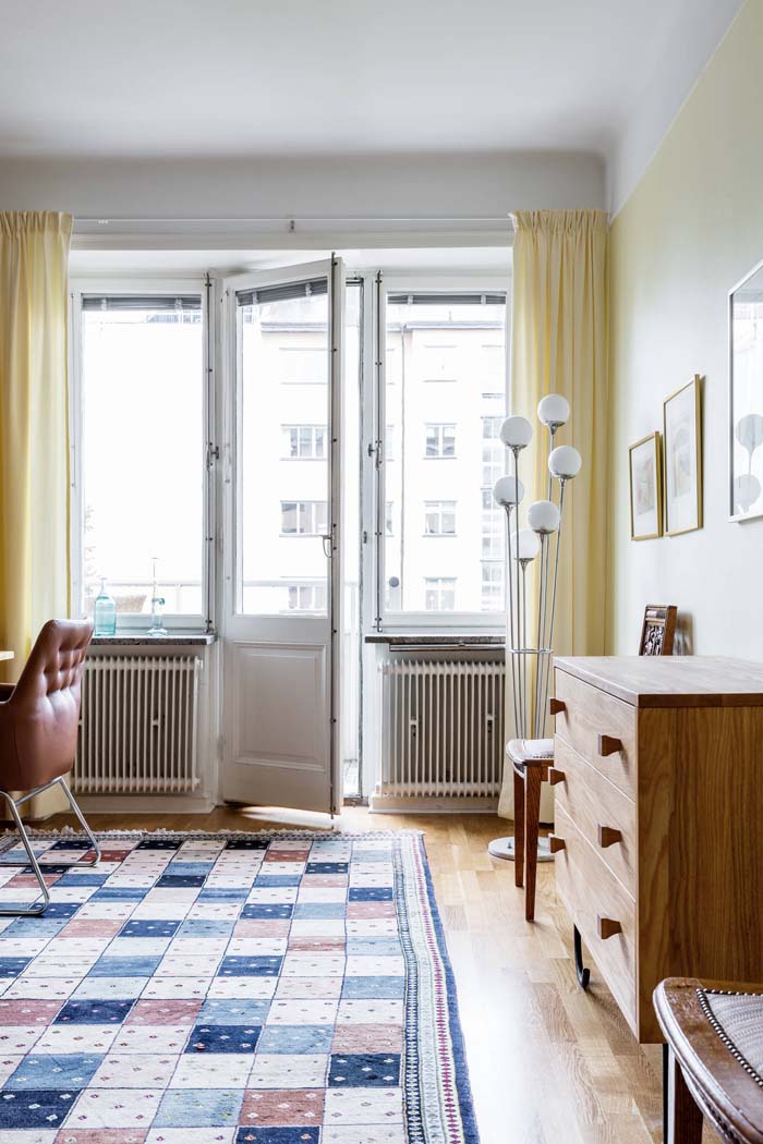 Vintagea kerrostalokodeissa