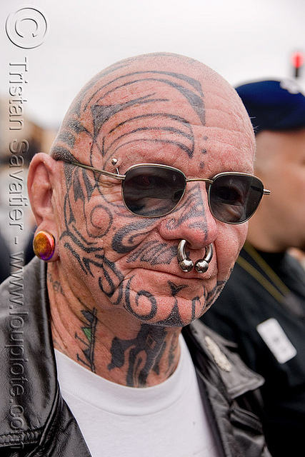 Full Facial Tattoos 58