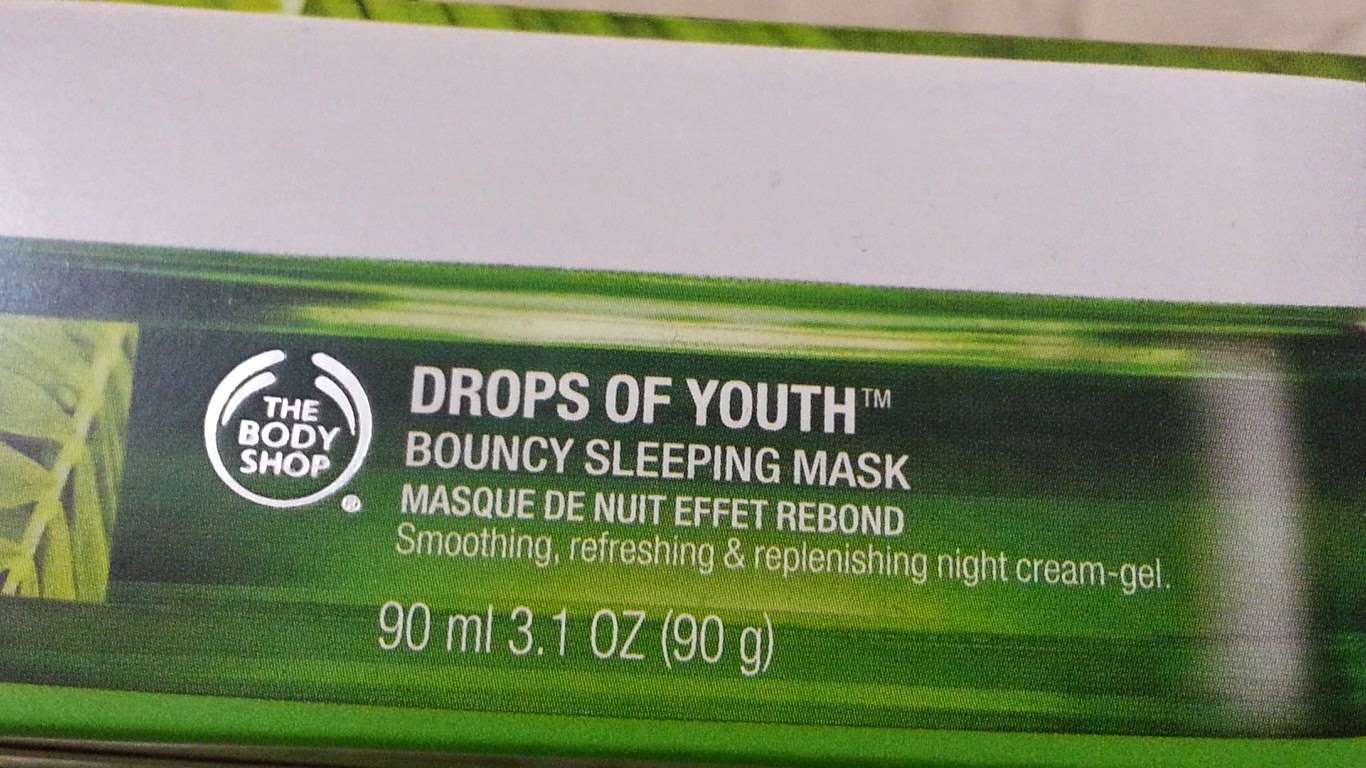 Drops of Youth Sleeping mask The Body Shop Fashion Doctor