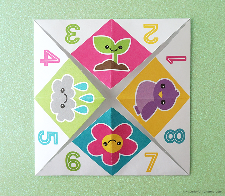 Free Printable Spring Joke Cootie Catcher Artsy fartsy Mama Free Printable Spring Joke Cootie Catcher Artsy fartsy Mama