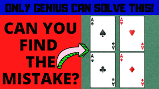 Only for Genius Find the Mistake Puzzles Can you find the mistake?