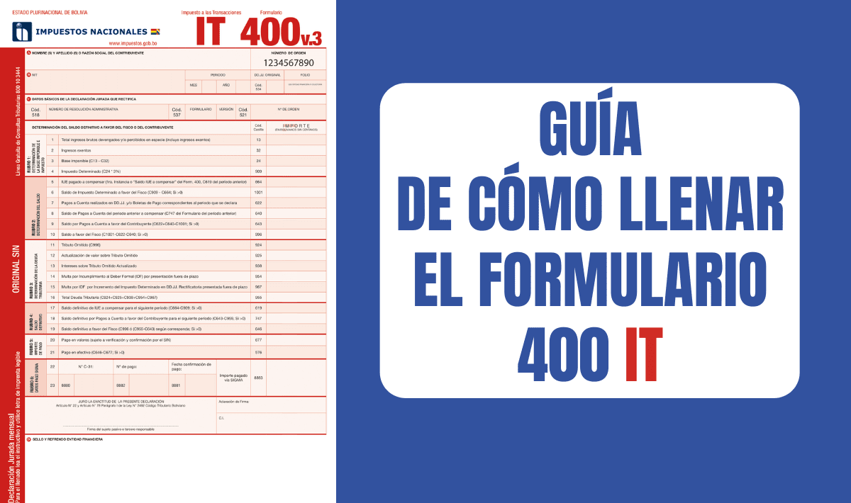 como llenar el formulario 400