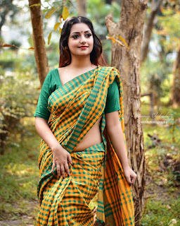Rupsa Saha Chowdhury Hot Saree Photoshoot