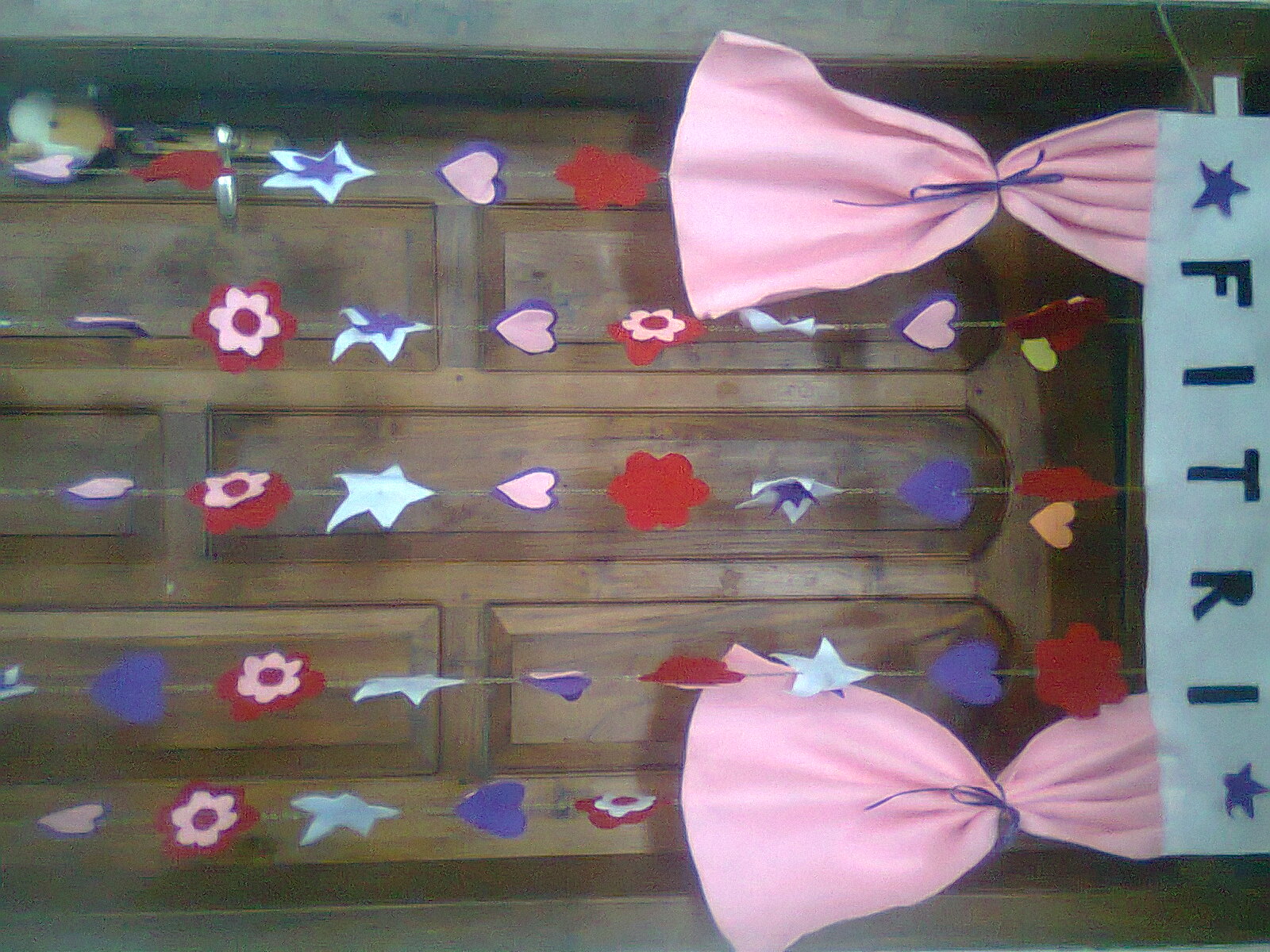 AKSESORIS DARI KAIN FLANEL hiasan dari flanel