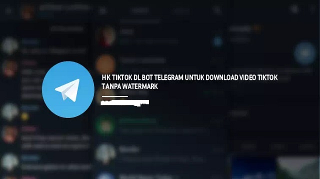 Cara Download Tiktok di Telegram