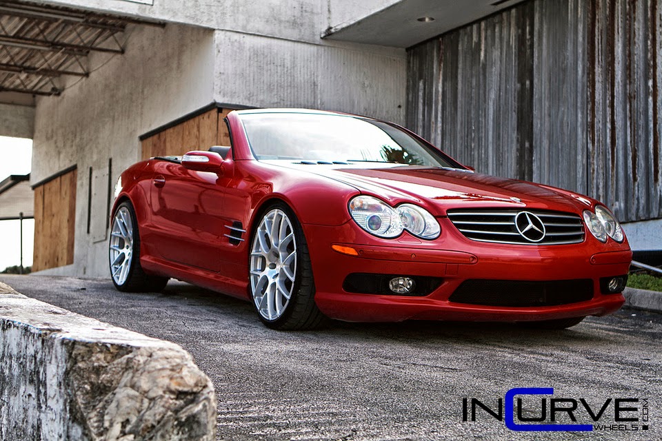 Mercedes-Benz R230 SL500 on Incurve Wheels IC-M7 | BENZTUNING