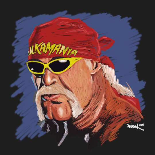 Rick Daly - Illustration & Design - New York: Hulk Hogan