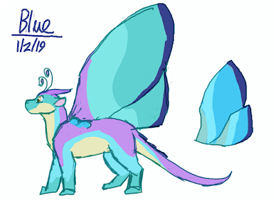 Blue from Wings of Fire