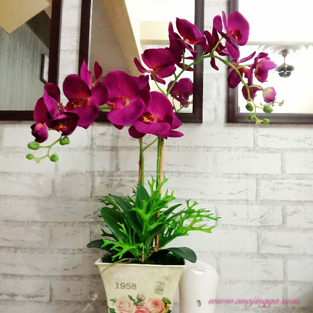  Gubahan  sepasu bunga  orkid 