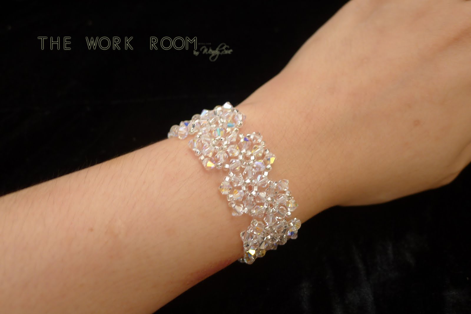 The Work Room TWR074 Crystal Cuff Bracelet Tutorial