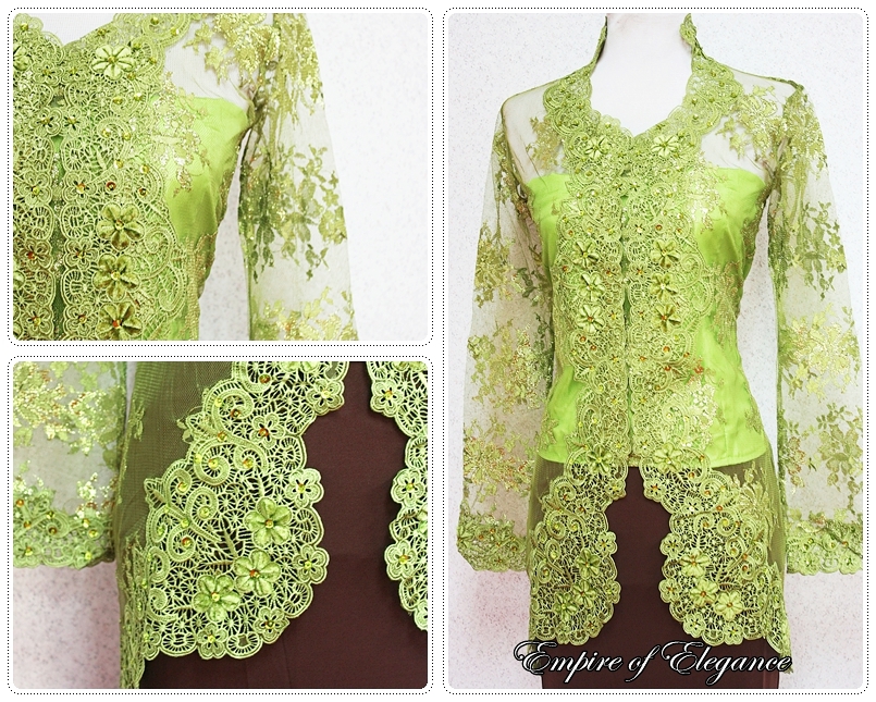 kebaya nikah lace