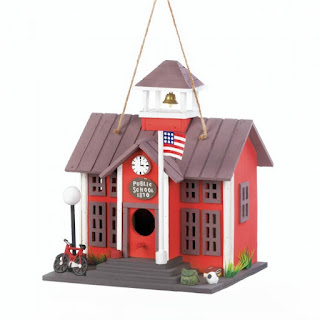 Schoolhouse Birdhouse - Giftspiration