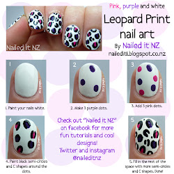 print nail nails short leopard designs easy tutorial step cute nz nailed pink cheetah tutorials collect cool simple