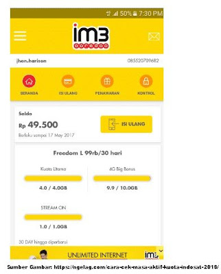 Cek-Kuota-Internet-Indosat-via-Aplikasi-MyIM3