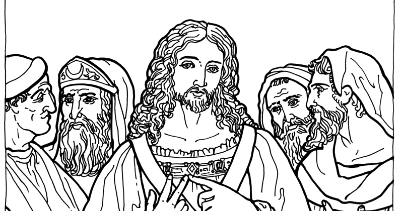 Jesus Teaches | Color The Bible