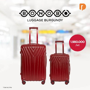 Bonobo Luggage Burgundy (Set of 2)