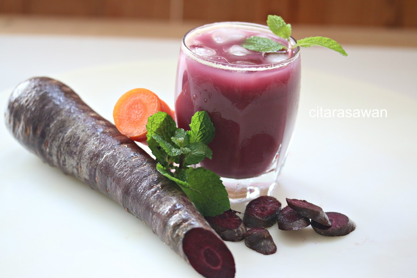 Jus Carrot Ungu / Carrot Purple Juice Resepi Terbaik