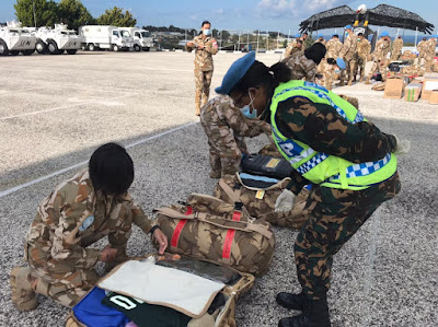 Tanzania Military Police Unit Periksa Perlengkapan Kontingen Garuda UNIFIL