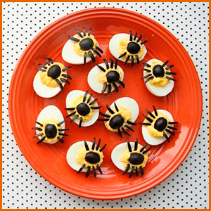 2524.- Platos divertidos para fiestas Halloween