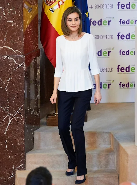 Queen Letizia of Spain attended the FEDER (Rare Diseases Federation ) World Day Event at the CSIC 