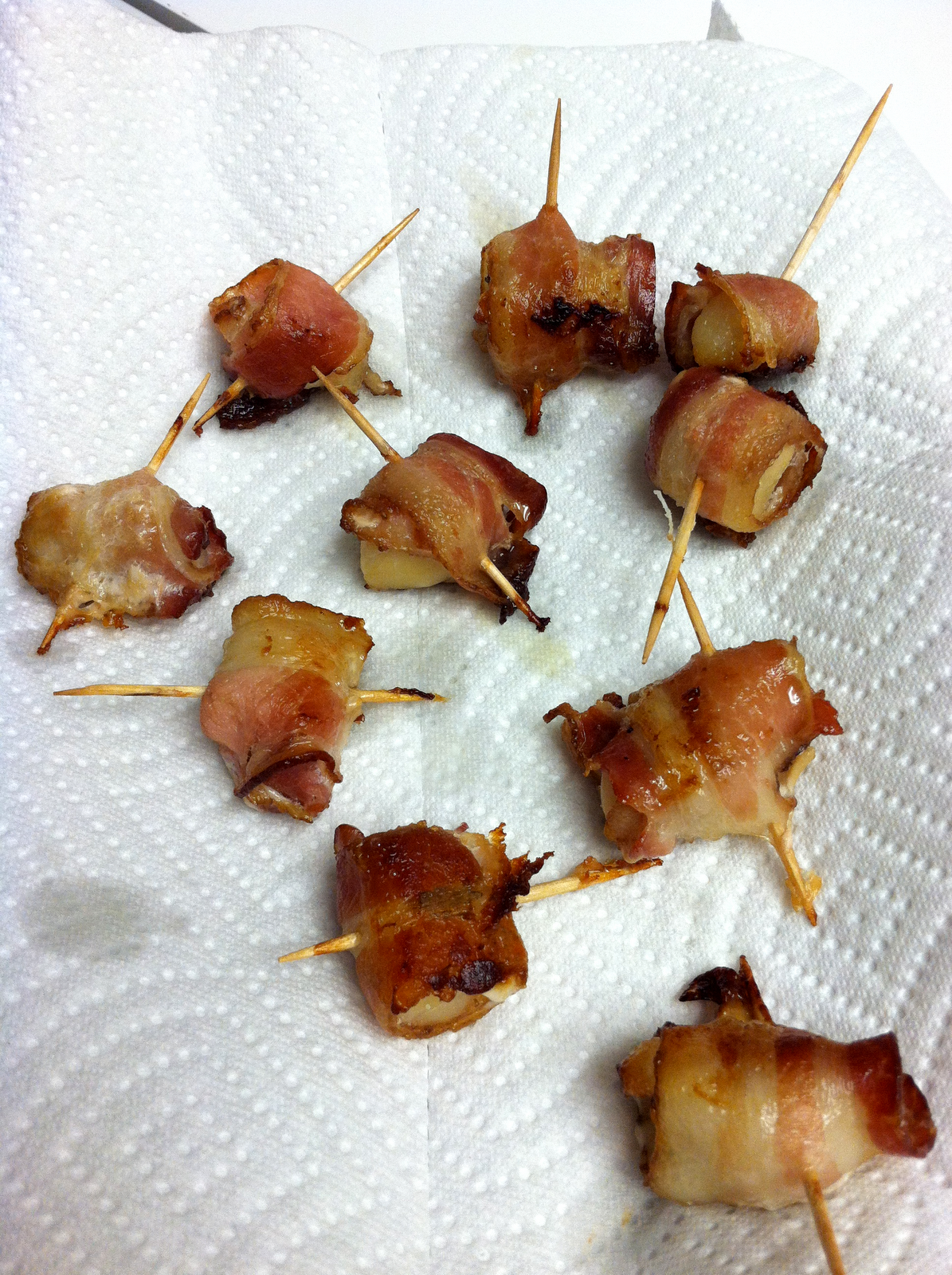 Meal Survivor Bacon wrapped scallops from Target