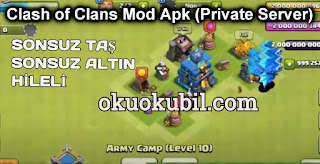 Clash of Clans 13.576.7  Sonsuz Taş + Altın Özel Sunucu-Mod Apk İndir 2020