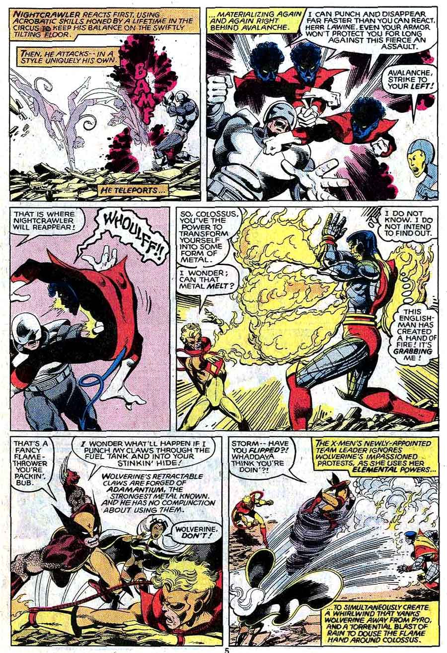 X-men v1 #142 marvel comic book page art by John Byrne