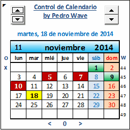 Control de Calendario Desplegable en Excel