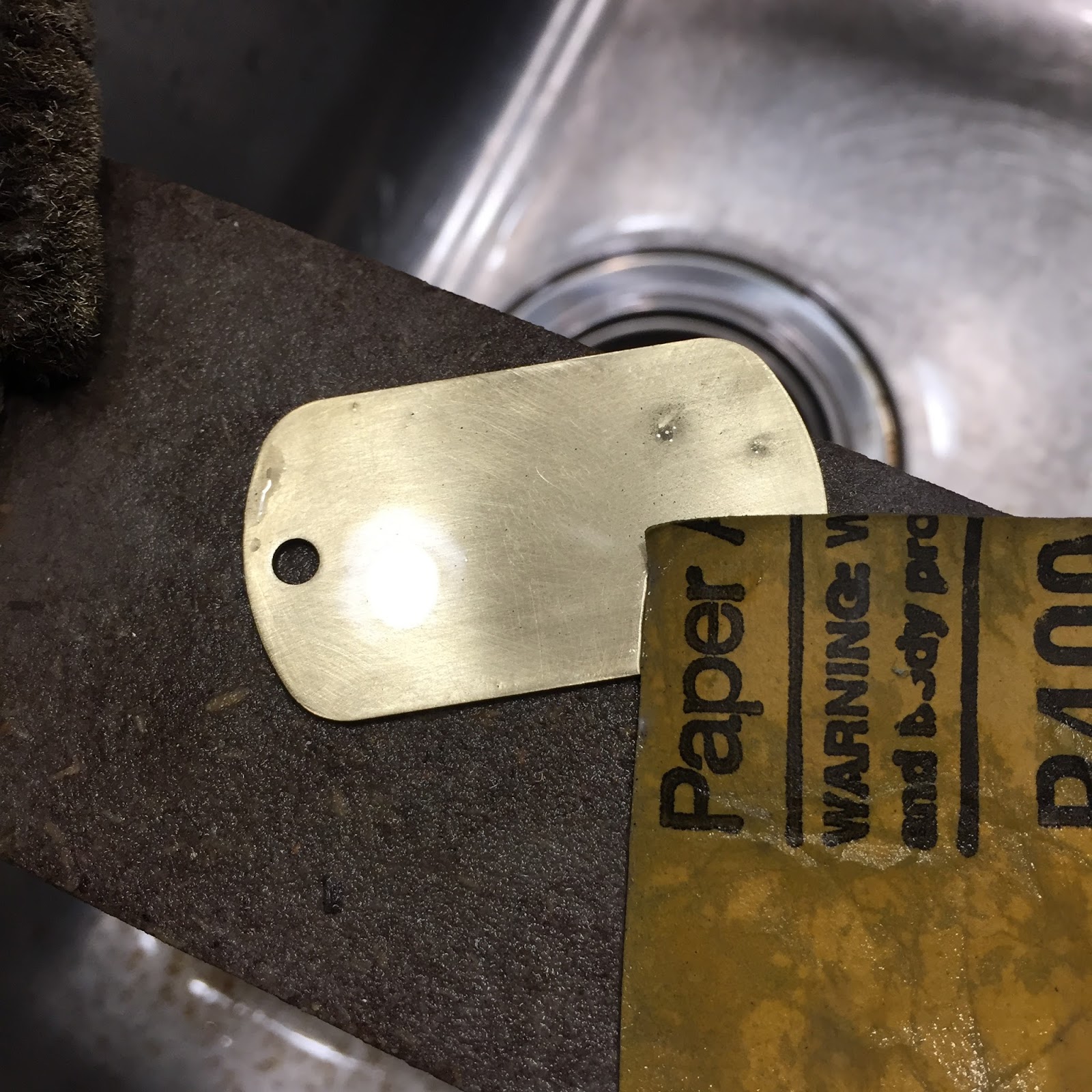 Asia Raine Conversations Beyond Cliché Etched Brass Dog Tags