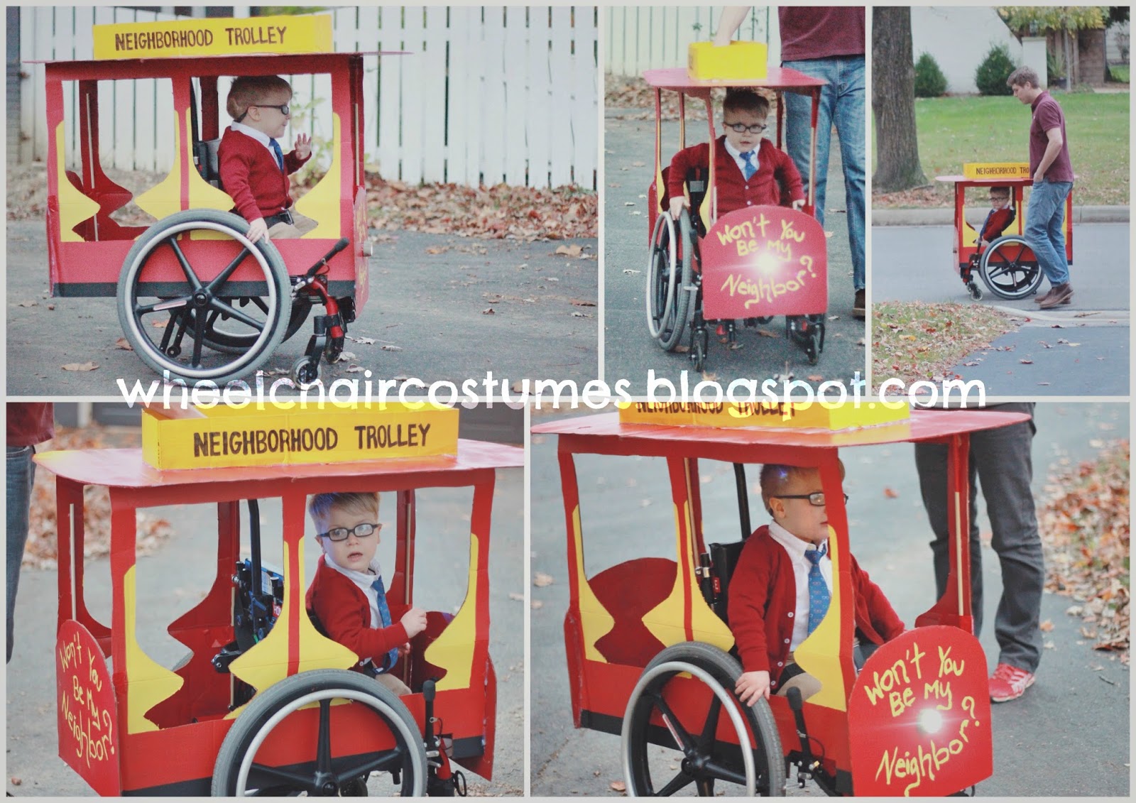 Wheelchair Costumes Mr. Rogers Trolley