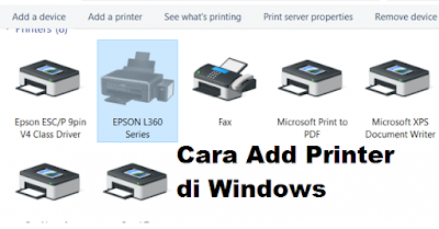 Panduan Cara Add Printer di Windows Panduan Cara Add Printer di Windows