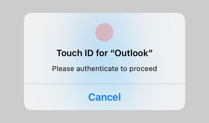 TouchIDまたはFaceIDでOutlookforiPadをロックする方法