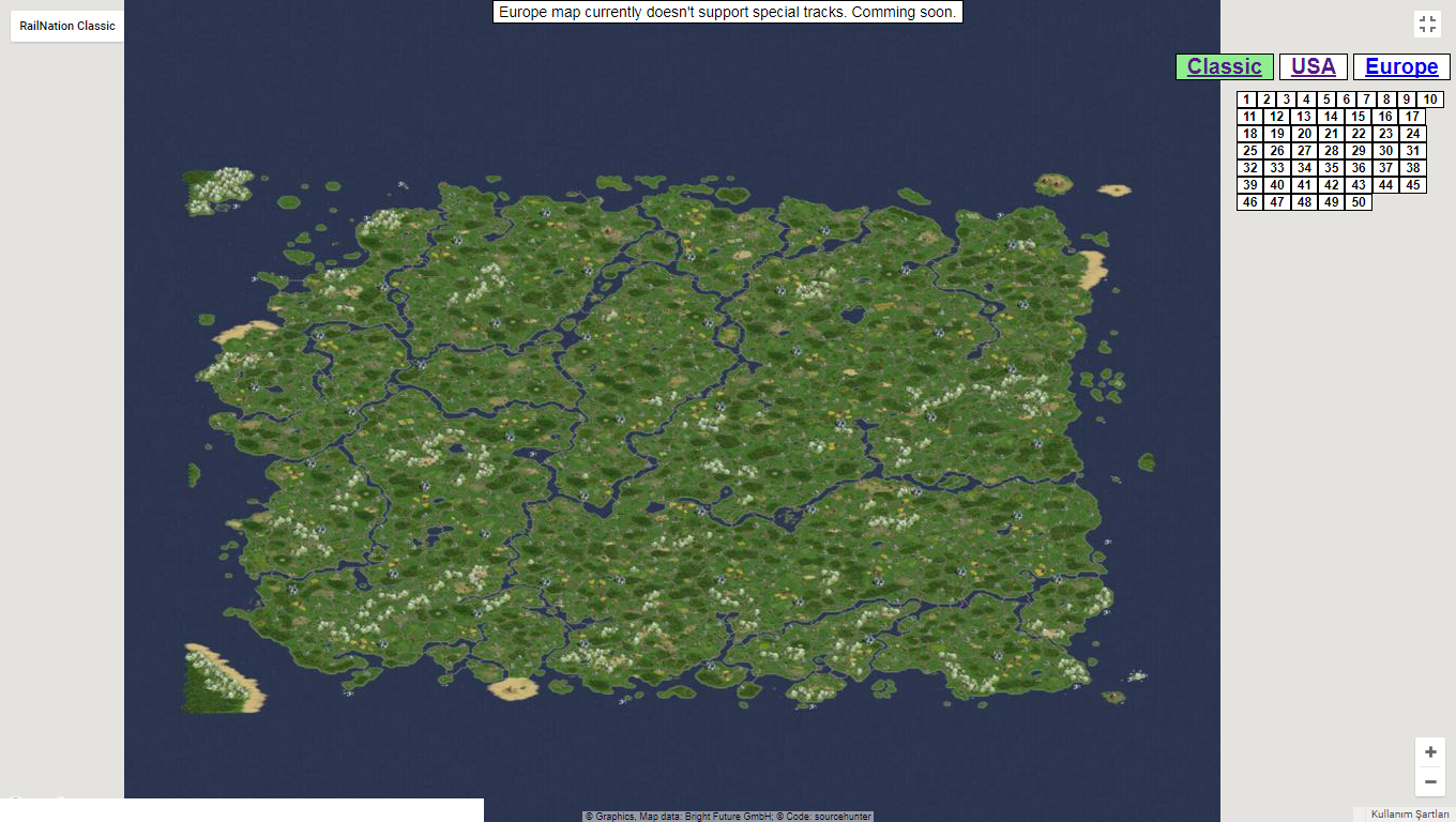 Rail Nation Haritasi Rail Nation Haritasi