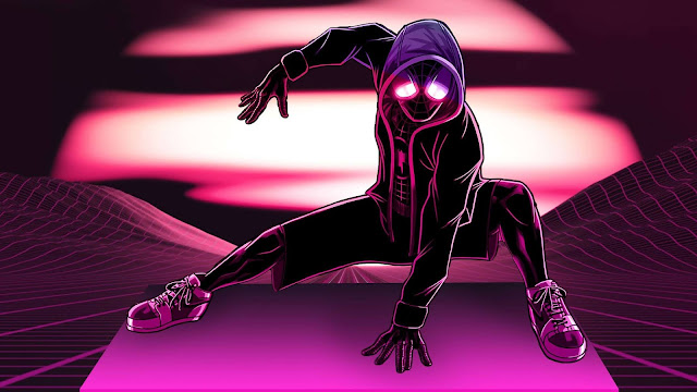 background miles morales wallpaper