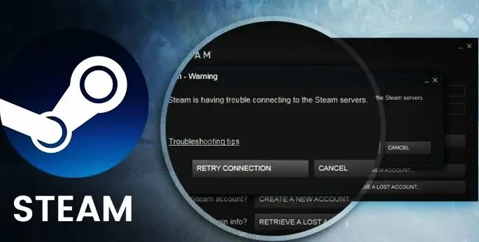 Servers steam to error connecting [SOLVED] Steam
