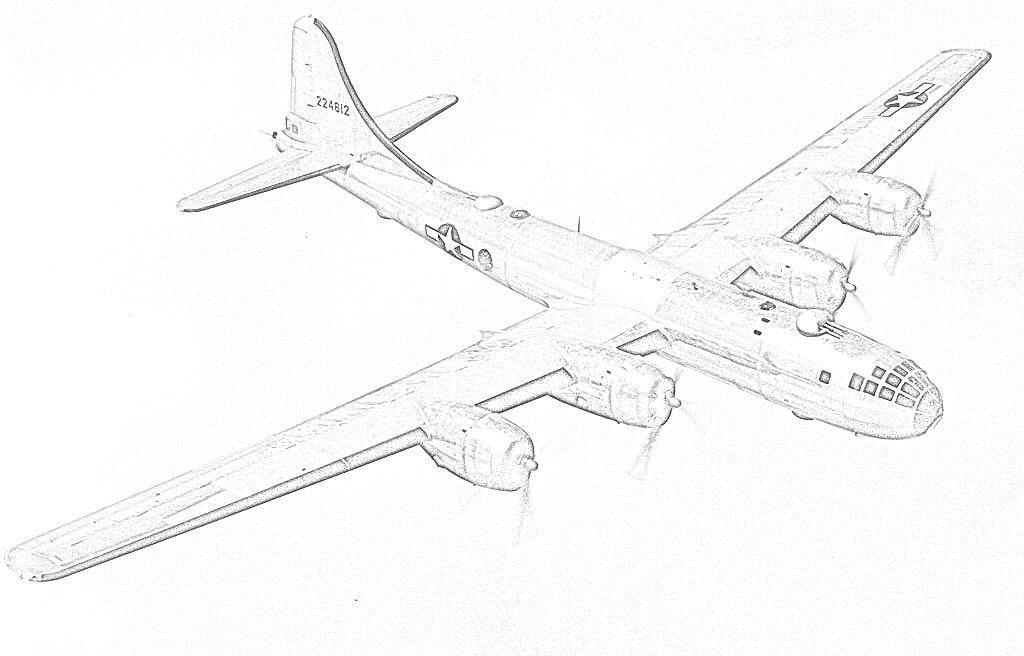 World War Ii In Pictures Coloring Pages World War Ii Bombers