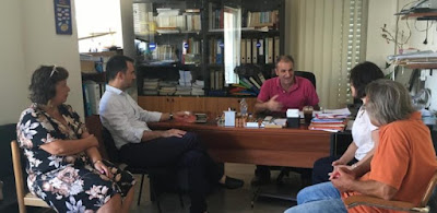 Περιοδεία υποψ. βουλετών ΣΥΡΙΖΑ στο Δασαρχείο Καλαμάτας και τη σχολή του ΟΑΕΔ