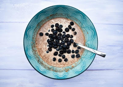 Blueberry Muffin Overnight Oats - Step 7 Blueberries