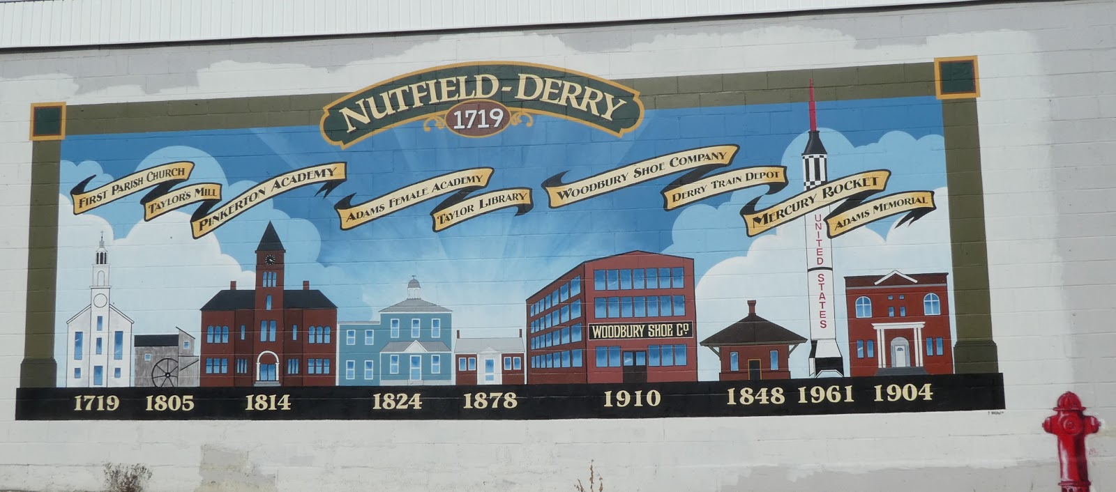 Nutfield Genealogy Derry, New Hampshire History Mural